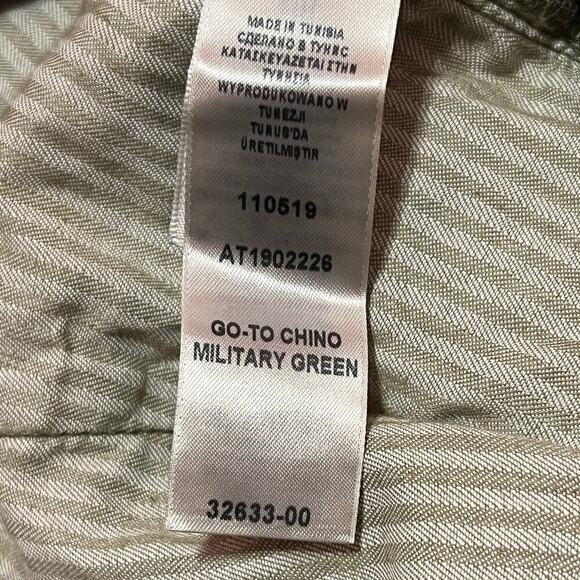 7 for All Mankind Go-To Chino in Military Green Men's Size 40 x 31 - Picture 15 of 15